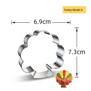 TopBaking Perfect Aluminium Iron Lawn Donkey Snacks Piercer Thick Topping Pasties Articles Formés en Packs pour les Acheteurs - Product Image 3