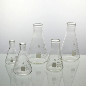 Frascos Erlenmeyer de Vidrio - de 50ml a 250ml - Equipo de Laboratorio para Mezclar y Enseñar - Product Image 1