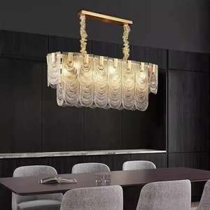 Pháp ánh sáng sang trọng phòng khách hiện đại đơn giản pha lê phòng ngủ Đèn trần tất cả đồng sáng tạo phòng ăn đèn - Product Image 4