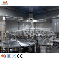 Ligne de production d'eau minérale en bouteille PET personnalisée, facile à utiliser, 12000 BPH