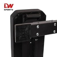 Banc de musculation à poulie robuste avec système de sécurité et design portable pour usage commercial et domestique, cadre métallique pliable