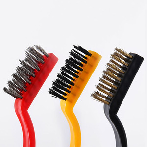 3-pack gas stove cleaning <b>brush</b>, stovetop and range hood cleaning <b>brush</b>, small <b>brush</b> for household kitchen grooves and crevices. - Product Image 4