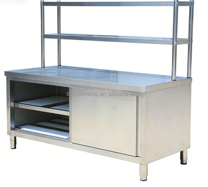 De nieuwe commerciële keukenconsole met opbergkasten is geschikt voor een gewicht van 500 kg. - Product Image 3