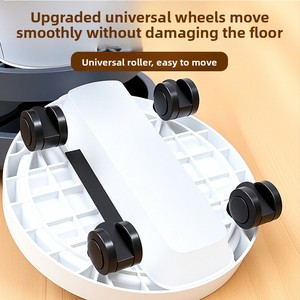 Plateau <span class=keywords><strong>pour</strong></span> pot de <span class=keywords><strong>fleurs</strong></span> Cedar Space avec <span class=keywords><strong>roulettes</strong></span> universelles, rouleaux mobiles multifonctionnels en plastique épaissi, robustes et économiseurs d'eau - Product Image 4