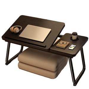 Pequeño escritorio plegable para computadora portátil Subir y bajar en la cama Escritorio de estudio para dormitorio de estudiantes - Product Image 1