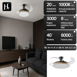 Ventilateur de plafond électrique invisible de style nordique de 42 pouces, 3 pales, luminaire suspendu chic pour chambre, salle à manger, salon, décoration intérieure - Product Image 5