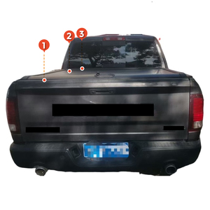 Cubierta Retráctil para la Caja de Carga Trasera de Camioneta, Compatible con Toyota Hilux Revo 2021 2022 <span class=keywords><strong>2023</strong></span> 2024 - Product Image 3