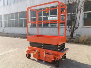 Heli Scissor Lift bán 300kg 3m 3.9m 4.8m nền tảng làm việc cho doanh số bán hàng trên không làm việc nền tảng - Product Image 4