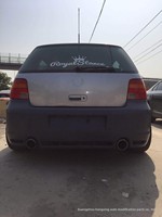 Convient pour Volkswagen Golf MK4 4ème génération, kit de modification R32 : pare-chocs arrière, pare-chocs avant, jupes latérales, calandre, aileron arrière