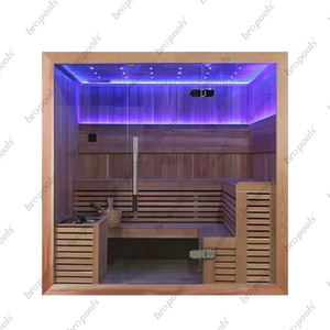 Bliss Santé <span class=keywords><strong>Bien</strong></span>-être 4 Personnes Moderne Intérieur Bois Massif <span class=keywords><strong>Sauna</strong></span> Chambre Luxueux High-Tech Confort Confortable Carton Salle De Bains - Product Image 2