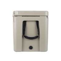Glacière isotherme moderne en PE rotomoulé 45QT, étanche, avec décapsuleur, logo personnalisé, portable pour aliments et boissons