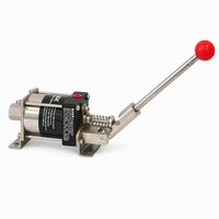 Pompa Cairan Pneumatik Booster OEM Model OSK ADHP6-2D-L High, Penggerak Udara, Maksimal 10000 PSI, Langkah Panjang, Penggerak Tunggal, Aksi Ganda
