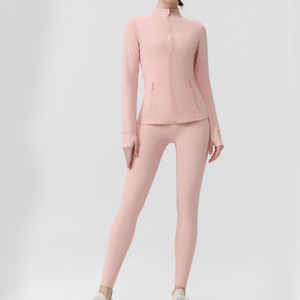 Conjunto de Chaqueta de Yoga Transpirable sin Costuras de Talla Grande, Ropa Deportiva para Fitness, Gimnasio y Running para Mujer, desde Almacén en EE. UU. - Product Image 5