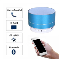 Mini altavoz inalámbrico Q5 portátil para exteriores con bajo de plástico intermitente LED para actividades al aire libre Batería de 2000mAh