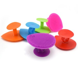 Silicone <b>Face</b> <b>Scrubber</b> Handheld Facial Tool Deep Cleansing Exfoliating Facial Brush <b>Face</b> <b>Scrubber</b> <b>Face</b> Cleansing Brush - Product Image 1