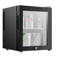Réfrigérateur compact à porte unique personnalisé Faible niveau sonore Mini-bar Réfrigérateur pour chambre d'hôtel Chambre à coucher Réfrigérateur thermoélectrique électronique