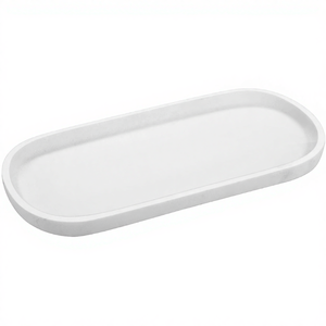 Bandeja de Resina Personalizada Clásica de un Solo Compartimento, Organizador de Tocador para Sala de Estar, Almacenamiento Pintado con Laca para Encimera de Cómoda - Product Image 4