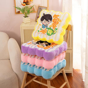 Nouveau <span class=keywords><strong>coussin</strong></span> de siège de voiture en peluche en forme d'ours, en coton PP, tissu super doux lavé, anti-stress, pour étudiant, tatami, fenêtre en baie, canapé, <span class=keywords><strong>coussin</strong></span> de sol - Product Image 3