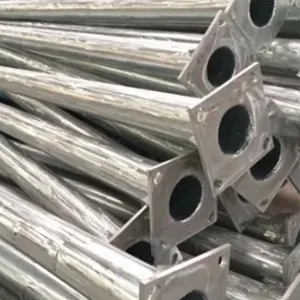 Factory Direct Supply Steel Galvanized Road Pole Price