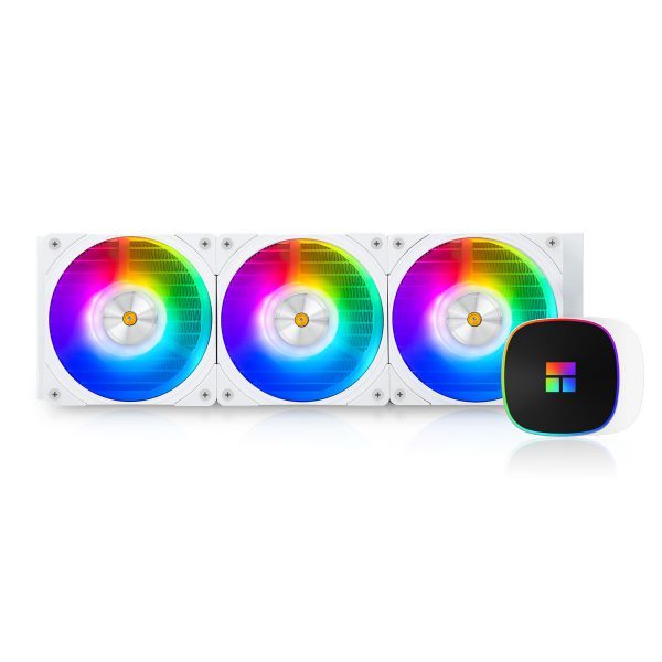 Thermalright Frozen Horizon 360 V2 WHITE ARGB Liquid CPU Cooler With Triple 1550RPM PWM Fans for LGA1700 AM5