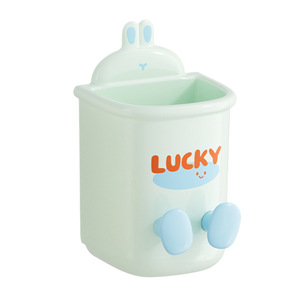 Novo Suporte de Escova de Dentes Infantil em Formato de Desenho Animado para Banheiro, Suporte de Armazenamento Montado na Parede - Product Image 5