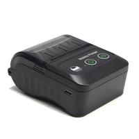 Imprimante thermique portable 58 mm pour codes-barres, mini USB 384 dpi, batterie rechargeable, machine à reçus, compatible Android/iOS, pour photos, autocollants et billets de transport aérien
