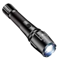 Offre Spéciale longue distance zoom laser blanc led flash lumières super lumineux usb charge lampes de poche tactiques lampe torche rechargeable