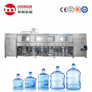 Fabricant 600BPH bouteille en <span class=keywords><strong>plastique</strong></span> automatique 3 gallons 5 gallons 20 <span class=keywords><strong>litres</strong></span> bouteille d'eau Machine de remplissage et de capsulage - Product Image 2