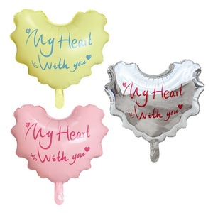 <span class=keywords><strong>Palloncino</strong></span> a forma di cuore <span class=keywords><strong>il</strong></span> <span class=keywords><strong>mio</strong></span> cuore è con te decorazioni di nozze - Product Image 1