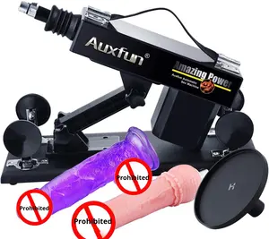 Stoß-Sexmaschine mit Realistischem Dildo – 8 Zubehörteile & 3-Poliger XLR-Anschluss, Maschine für Frauen und Männer - Product Image 6