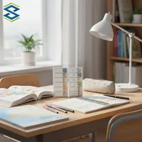 Étiquettes autocollantes réutilisables, autocollants nominatifs inscriptibles, étiquettes autocollantes, blocs-notes à écriture fluide pour l'école et le bureau