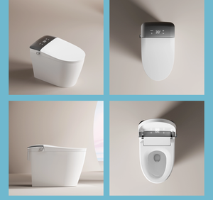 <span class=keywords><strong>Toilette</strong></span> intelligente en céramique moderne IPX4, auto-nettoyante, chauffée, double chasse d'<span class=keywords><strong>eau</strong></span>, télécommande, économie d'<span class=keywords><strong>eau</strong></span>, allongée, siphon en S - Product Image 5