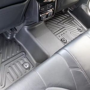 Tapis de sol de voiture toutes saisons KQD en gros, 3 pièces (avant, arrière, coffre), antidérapants, pour Toyota Avalon 2019 - Product Image 3