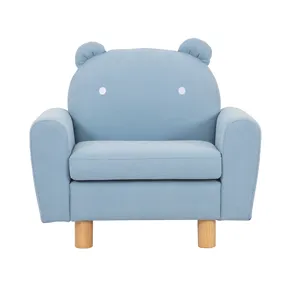 Nisco Kids Bear Design Sofa Bed Baby Children Living Room Cartoon Sofa Chair