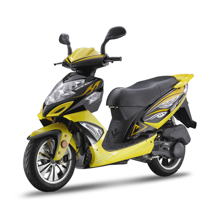 Factory Cheap Price Gas Powered Moped Fuel Saving Motorcycle 150cc Scooter