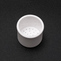 Creuset en alumine TGA/DSC/DTA, plat à échantillons en corindon haute température, 99 % Al2O3, surface non réactive pour une analyse thermique précise