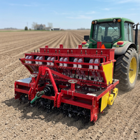 Planteuse d'ail automotrice verticale avec boîte de vitesses, haute productivité, dosage automatique des semences et application d'engrais
