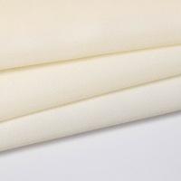 Tissu en mousseline de soie perlée cryptée 100GSM 100% polyester tissé pour robe de mariée printemps/été, doublure légèrement transparente