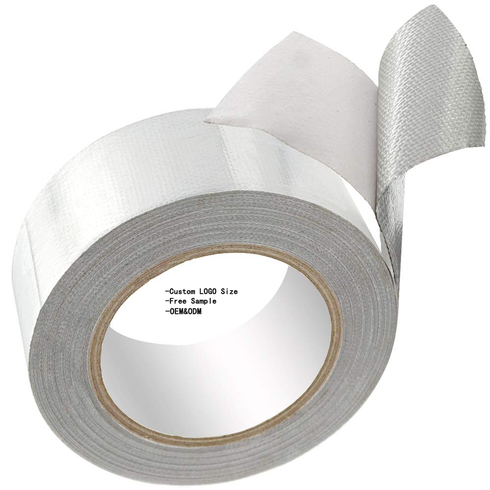 Wholesale Super Strong Silver Black Rubber Self Adhesive Vinyl Adhesive Tape Aluminum Foil Butyl Rubber Tape for Fix Roof