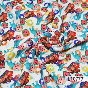 Tissu pour maillot de bain en tricot imprimé, tissu extensible, <span class=keywords><strong>balle</strong></span> de <span class=keywords><strong>balle</strong></span>, à <span class=keywords><strong>prix</strong></span> d'usine, pas cher - Product Image 2