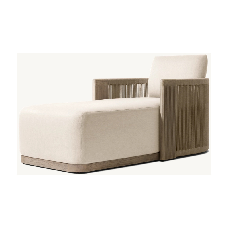Nordic Style Swimming Pool Single Sunbed
