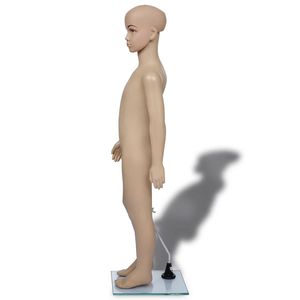Maniquí Infantil de Plástico Beige en Pose de Pie D0100HHRHN8 para Exhibición de Ropa de Niños D0100HHRHN8 Maniquí Infantil Beige - Product Image 4