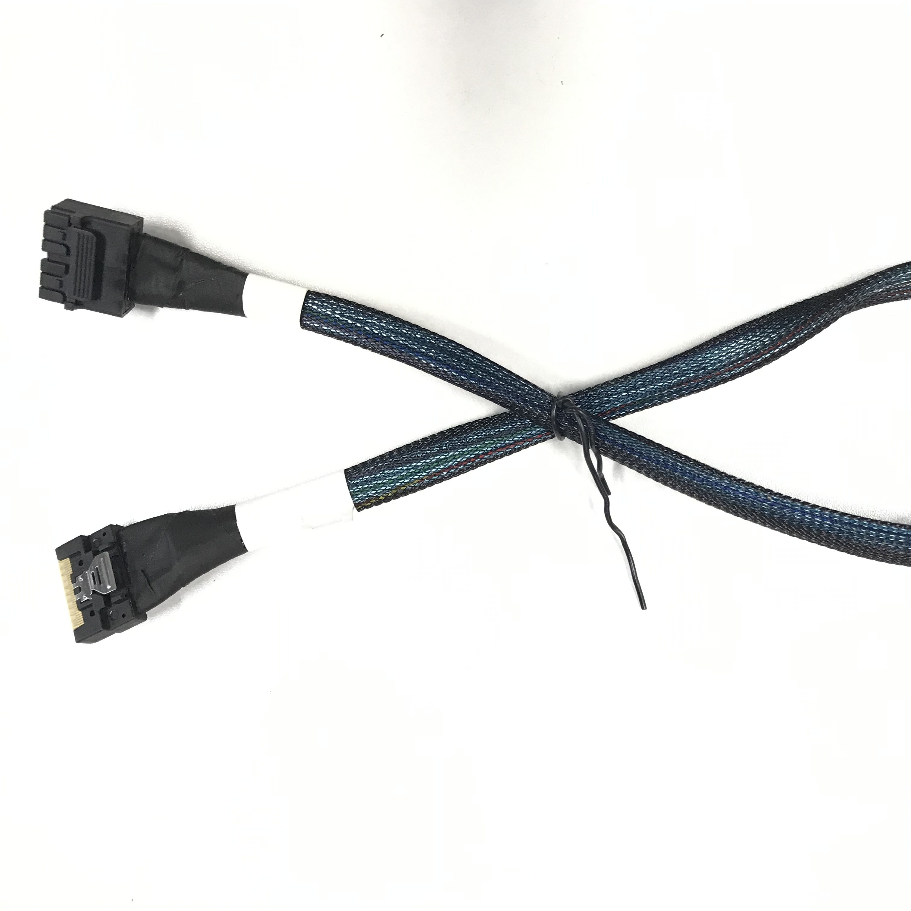 HONPNK 0.57M SlimSAS 8i SFF-8654 to Mini SAS SFF-8643 Cable Server Hard Disk Data Cable