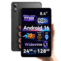 Tablet PC Android 16 Unisoc T7300 Tab 8.4 Inci Tablet Octa Core 24GB RAM 128GB ROM Layar Sentuh