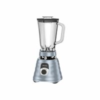 Mixeur de Table Électrique de Luxe avec Bol en Verre, Bouton de Commande, 1000W, Vitesse Variable Automatique, Faible Bruit, Anti-Fuite, pour Smoothies, Usage Domestique