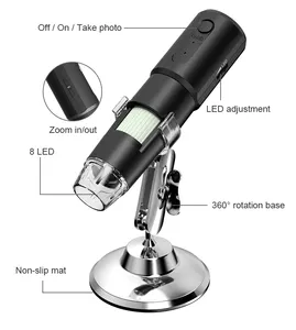 ALEEZI 314 1000X microscópio portátil usb wi-fi microscópio digital de varredura microscópio eletrônico digital sem fio