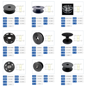 Cao Cấp Trong Suốt Thân Thiện Với Môi Nhựa Fishing Reel Đa-Kích Thước Hình Chữ I <span class=keywords><strong>Spool</strong></span> Cho 50-200M Dòng & Craft Lưu Trữ - Product Image 6