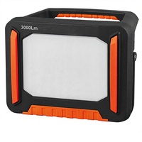 Projecteur de travail LED robuste 18V 30W 3000LM IP54 IK08 résistant aux chocs pour extérieur avec connecteur de batterie