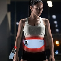 Ceinture de massage menstruel portable chauffante pour le ventre, brûle-graisse, avec vibration amincissante basse fréquence et chauffage USB pour le soin du corps