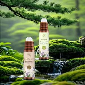 Atacado 10ml Lavanda Esse Ntial Óleos Roll-on Garrafa Doce Odor para Cabeça Alívio do Sono e Dores de Cabeça - Product Image 2